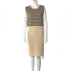 MM6 Maison Margiela Striped Knee-Length Dress